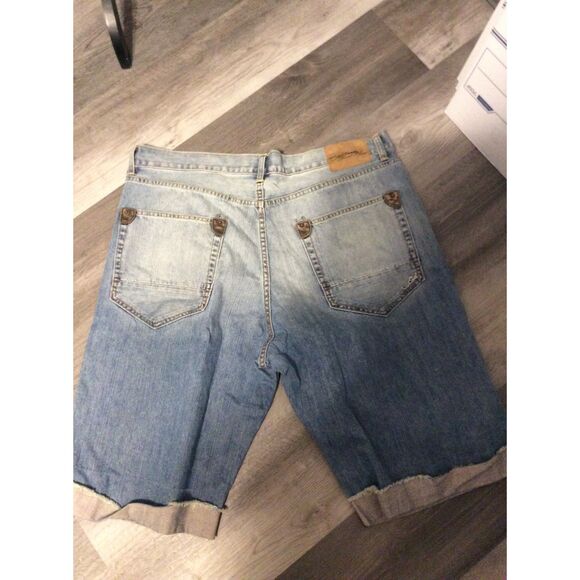 Vintage Ed Hardy Jorts Mens Denim Size 40" Waist Y2K Shorts - Picture 6 of 7
